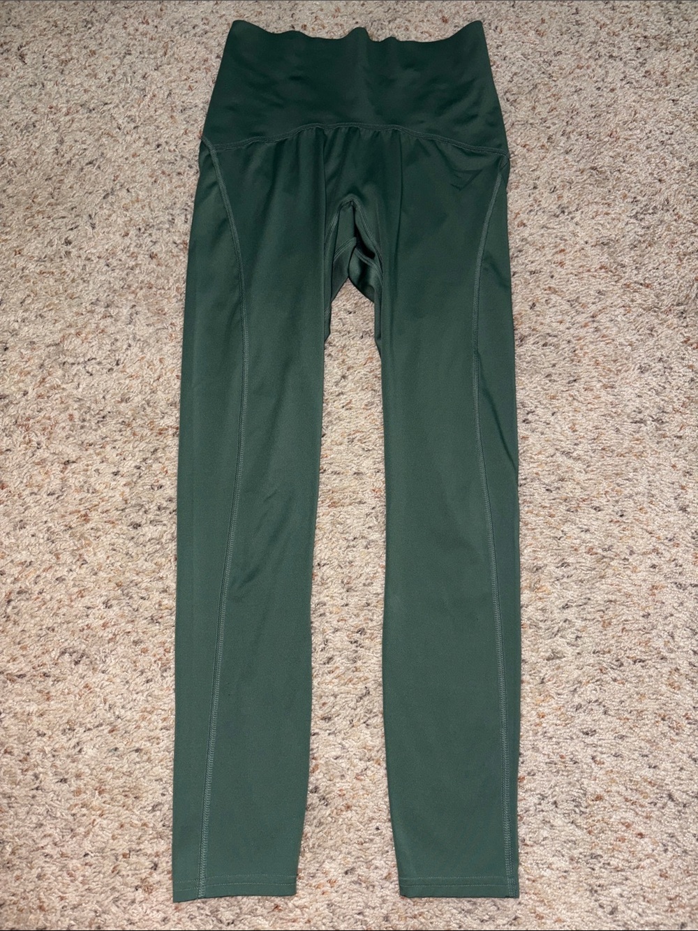 Gymshark Power Support High-Rise Leggings in Forest Green